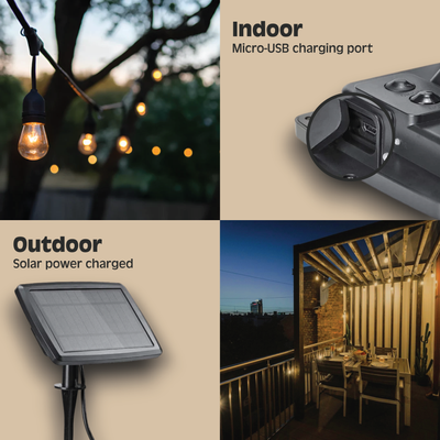 Renew Home Essentials™ Solar Festoon Lights