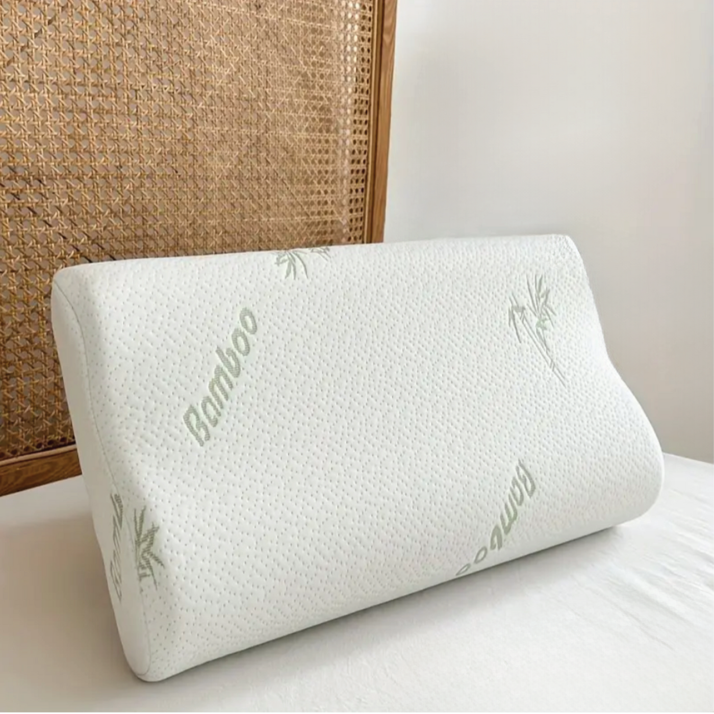 Bamboo Memory Foam Pillow (2 PK)