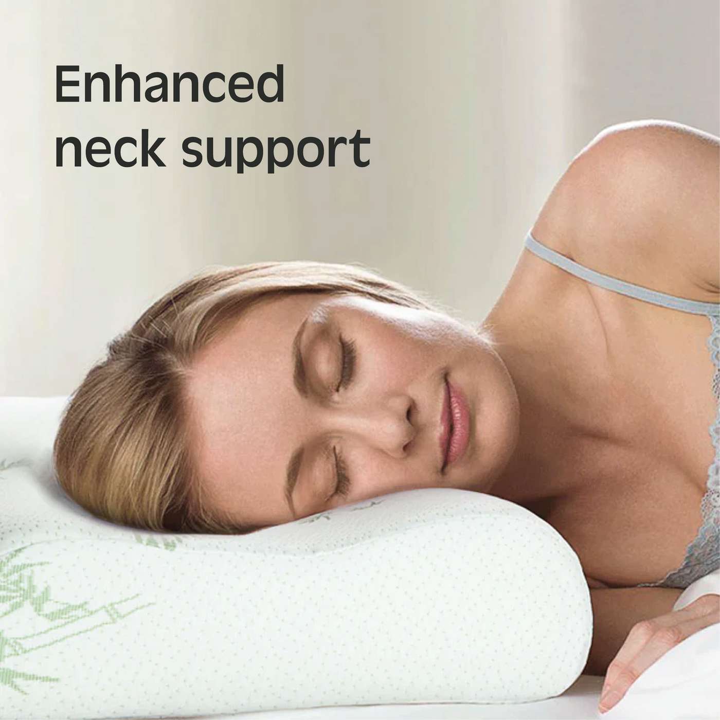 Bamboo Memory Foam Pillow (2 PK)