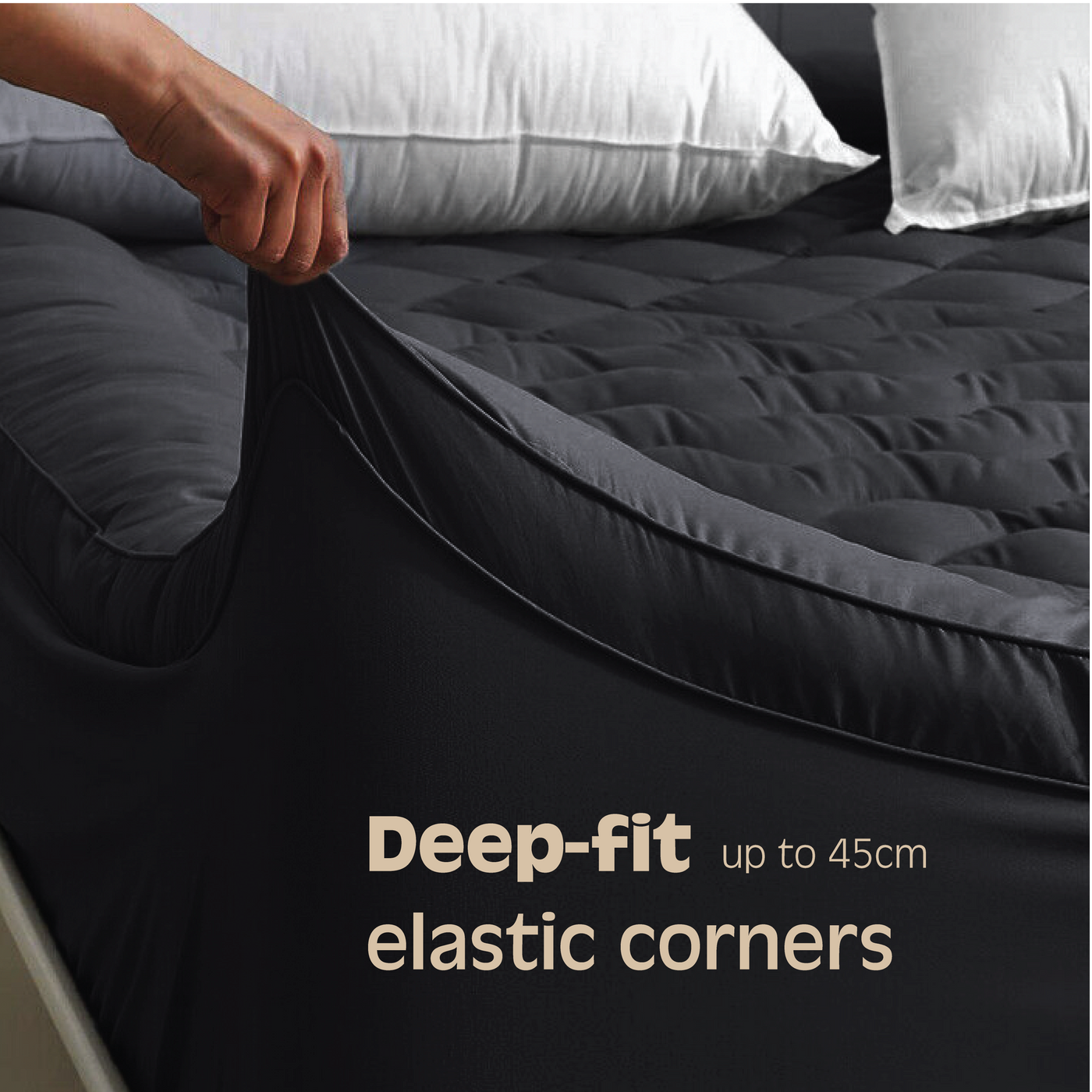 Charcoal Bamboo Mattress Topper