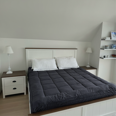 Charcoal Bamboo Mattress Topper