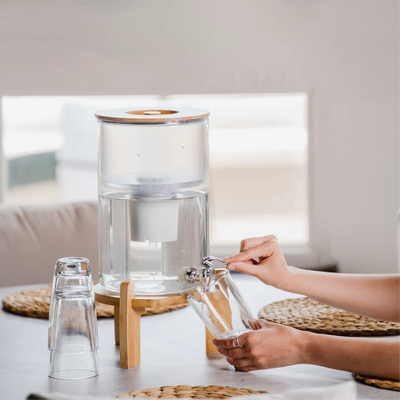 9L Glass Alkaline Water Filter Dispenser