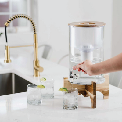 9L Glass Alkaline Water Filter Dispenser